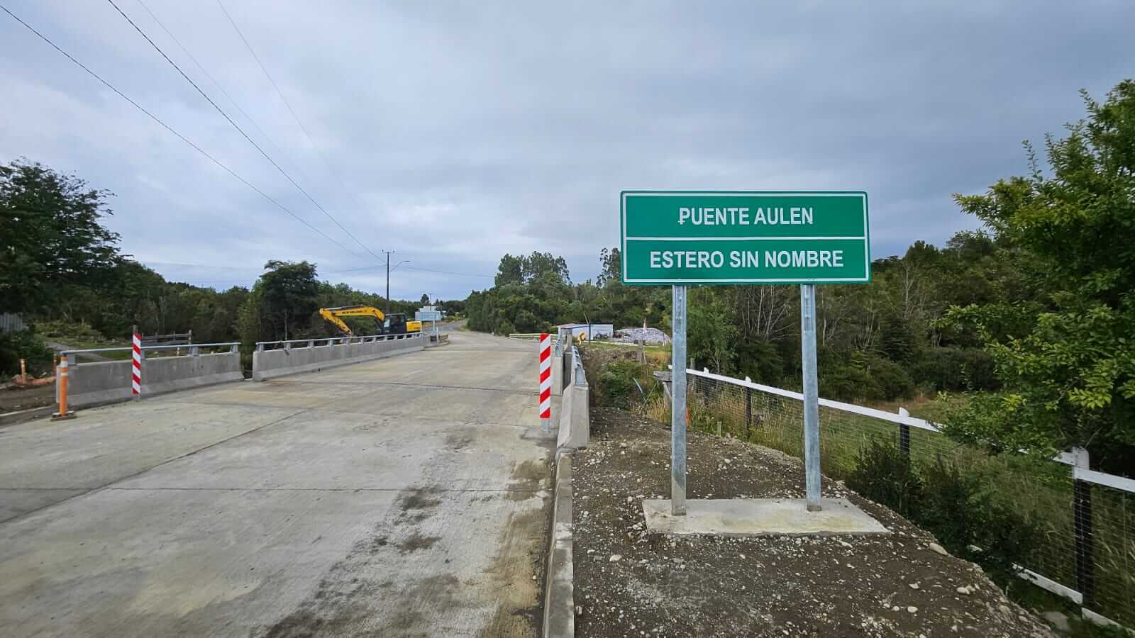 Conservación del Puente Aulen en la Ruta W-609, Hualaihué