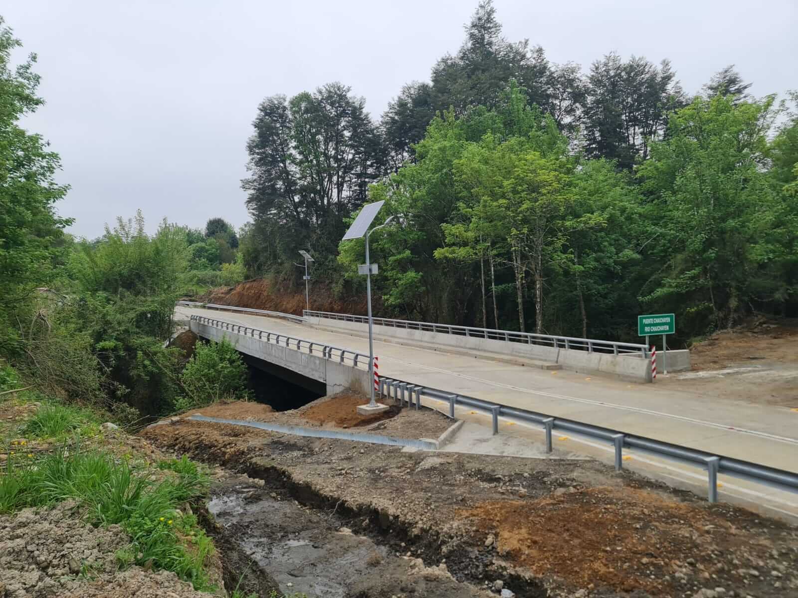 Puente Chaichayen en la Ruta T-87, comuna de Río Bueno